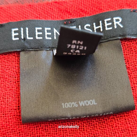 NWOT Eileen Fisher 100% Wool Lightweight - Picture 6 of 12